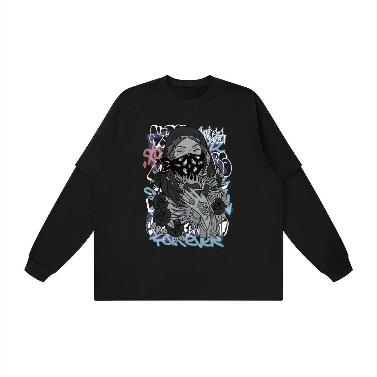 AG Forever Unisex Layered Oversized T-Shirt
