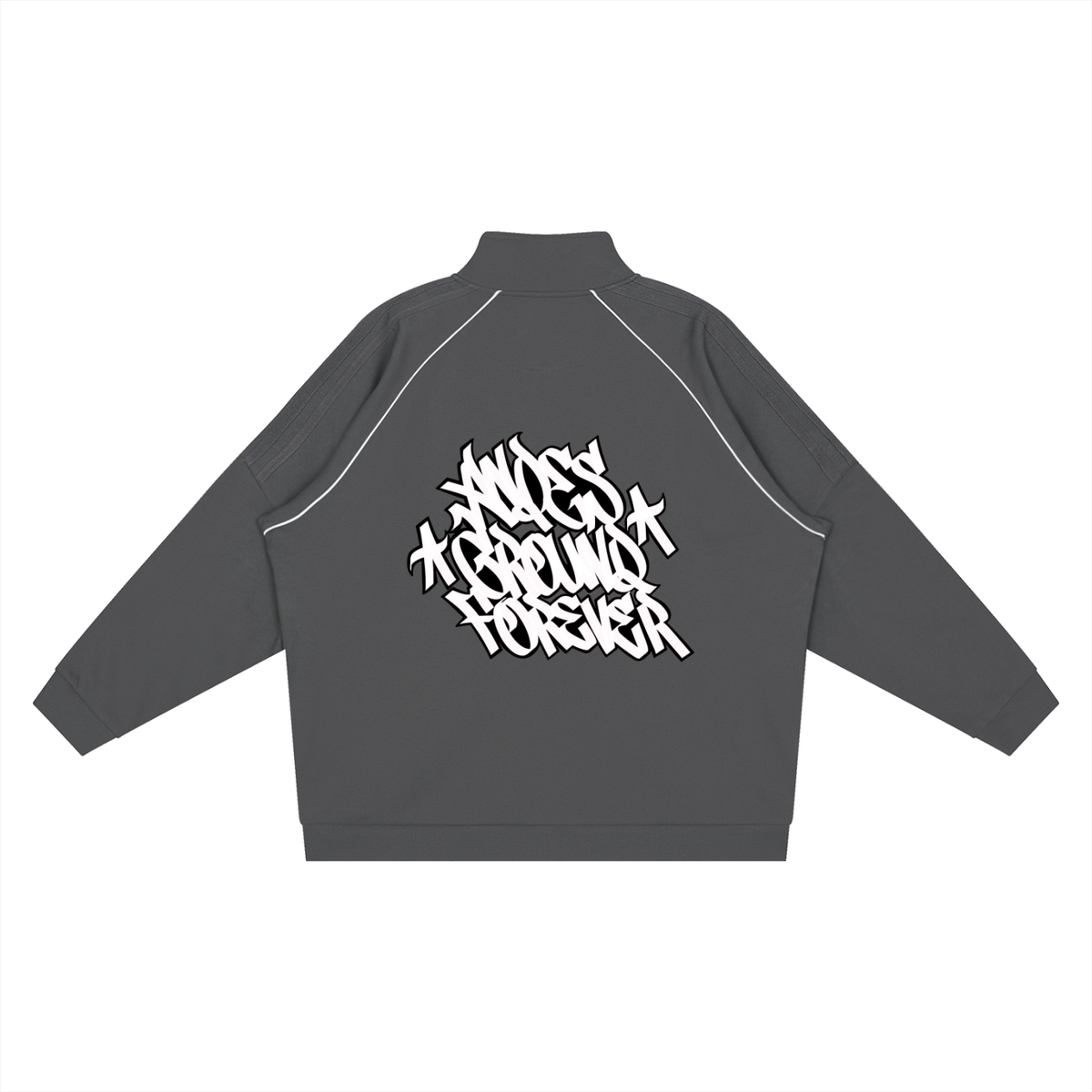 AG Reflection Striped Raglan Sleeve  Jacket