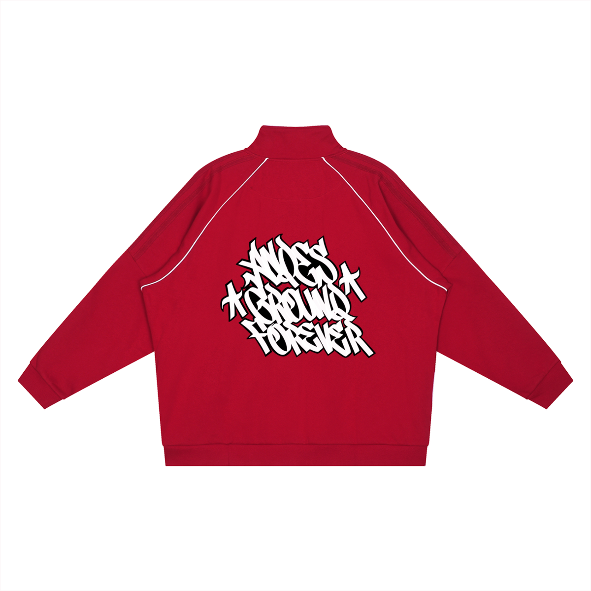 AG Reflection Striped Raglan Sleeve  Jacket