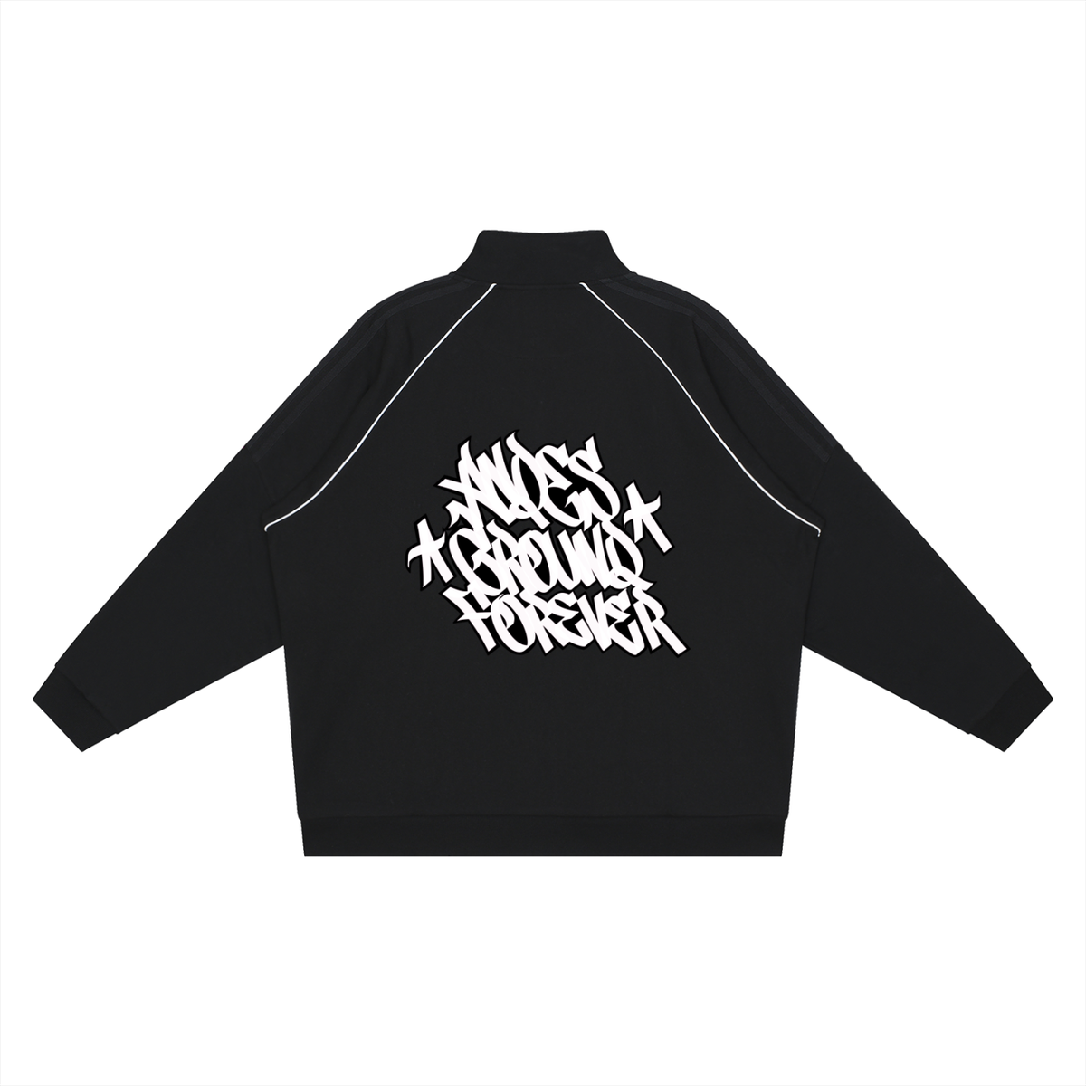 AG Reflection Striped Raglan Sleeve  Jacket