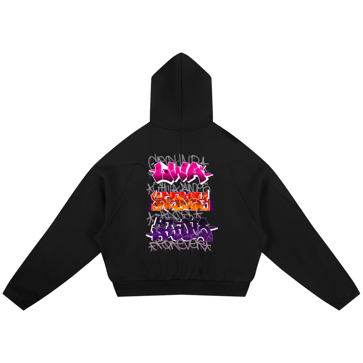 AG Wildstyle Curved Panel Raglan Hoodie