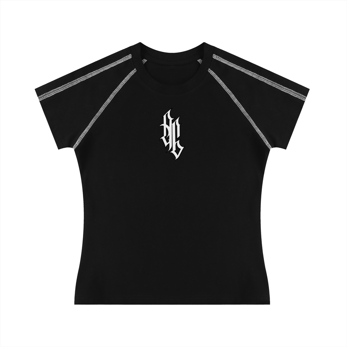 Luxury Ag Women's Contrast Stitch Raglan T-Shirt