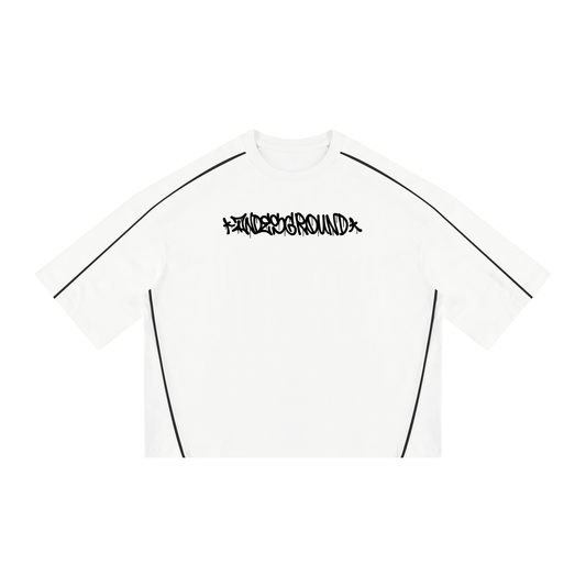 El mundo es tuyo Unisex Heavyweight Boxy Piping T-Shirt