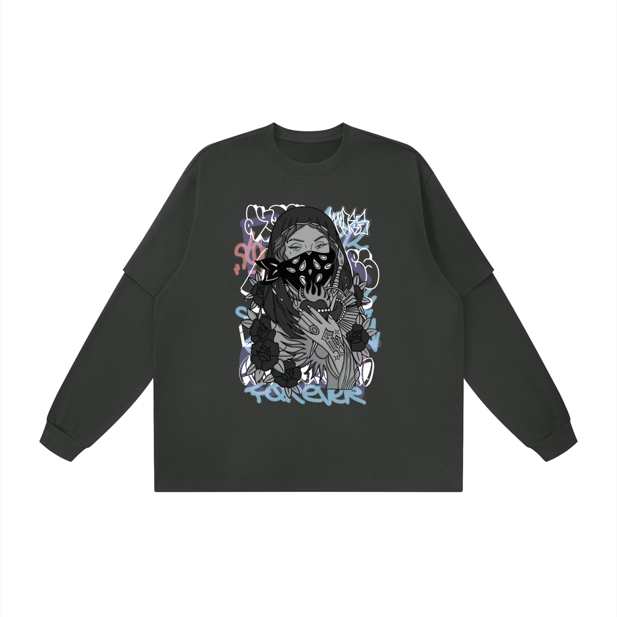 AG Forever Unisex Layered Oversized T-Shirt